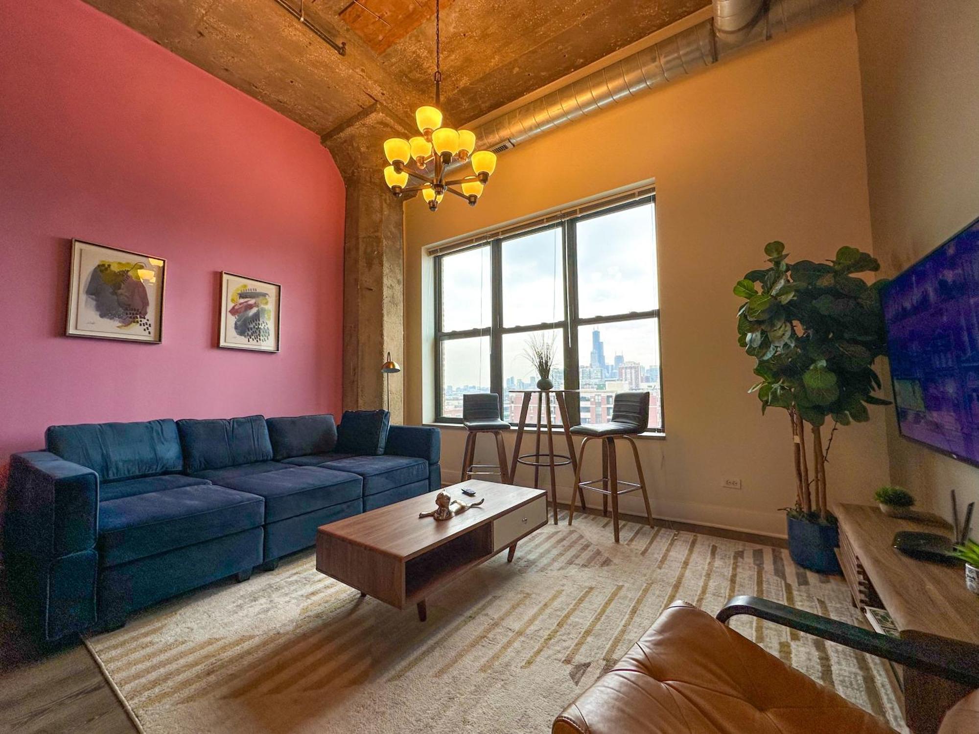 Modern 2Br Loft With Amazing City Skyline View And Optional Parking For 8 Guests Near Mccormick Place And Soldier Field Chicago Exterior photo
